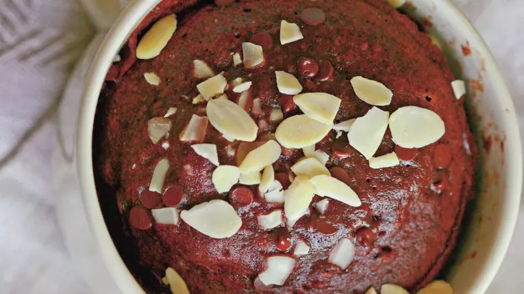 Sufleu de ciocolata la microunde