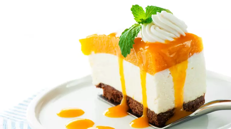 Prajitura cu crema de mango, fara coacere