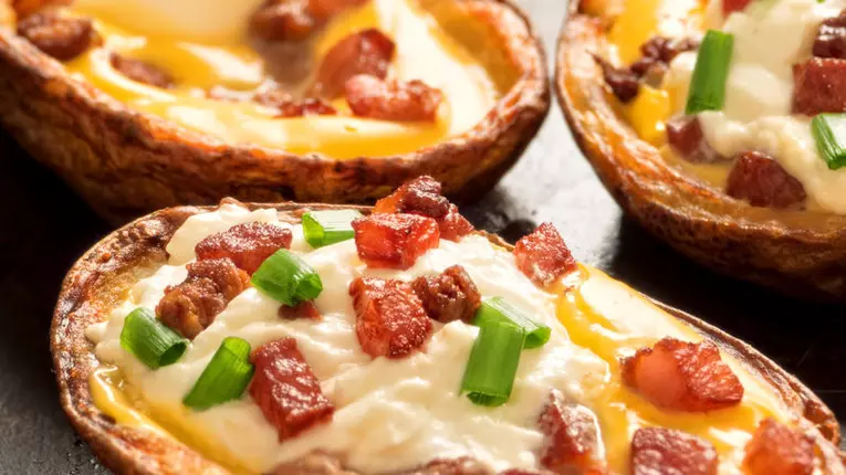 Floare de cartof copt