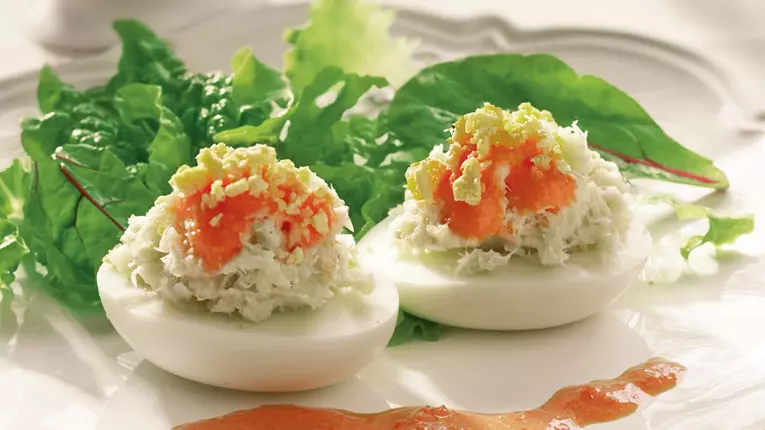 Oua umplute cu peste