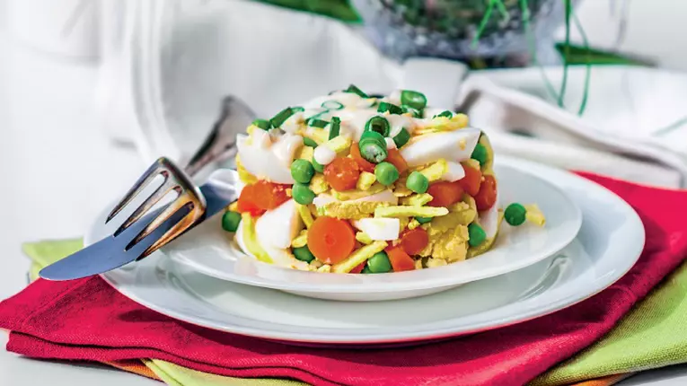 Salata americana de oua