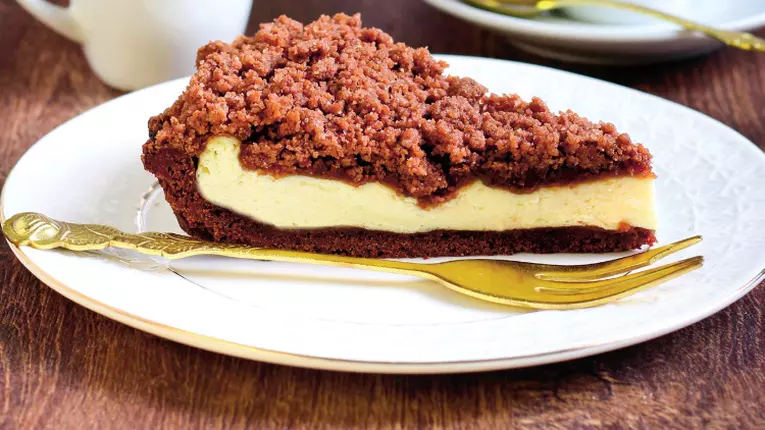 Tarta cu branza si cacao