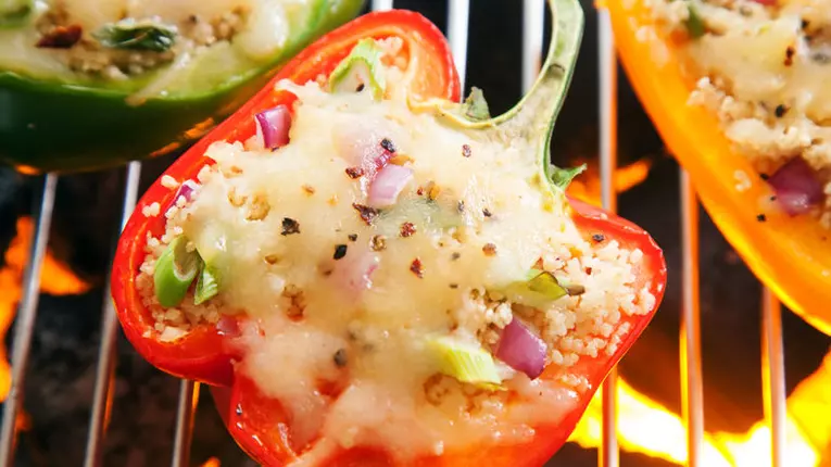 Ardei umpluti cu branza si ciuperci