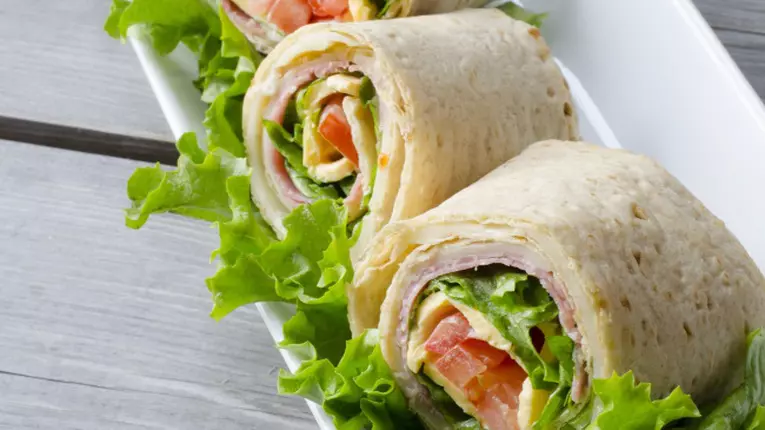 Burrito cu ardei gras si ou