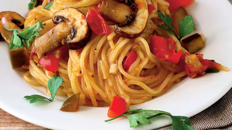 Spaghete cu ciuperci
