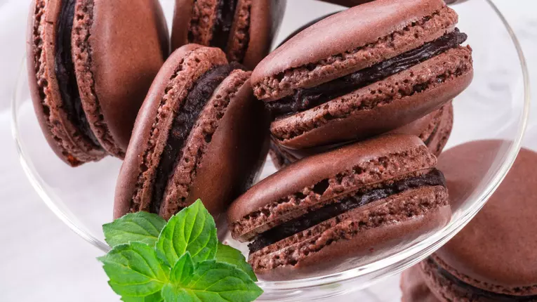 Macarons cu ciocolata