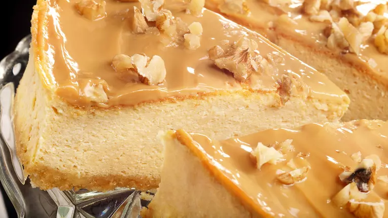 Cheesecake cu caramel