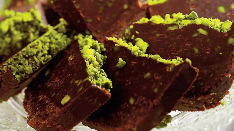 Prajitura cu ciocolata si fistic