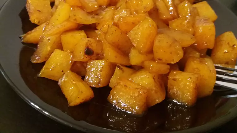 Cartofi dulci la cuptor