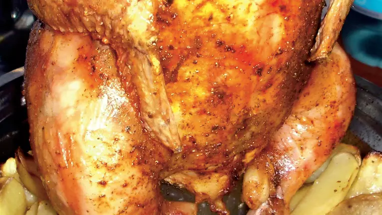 Pui aromat cu unt
