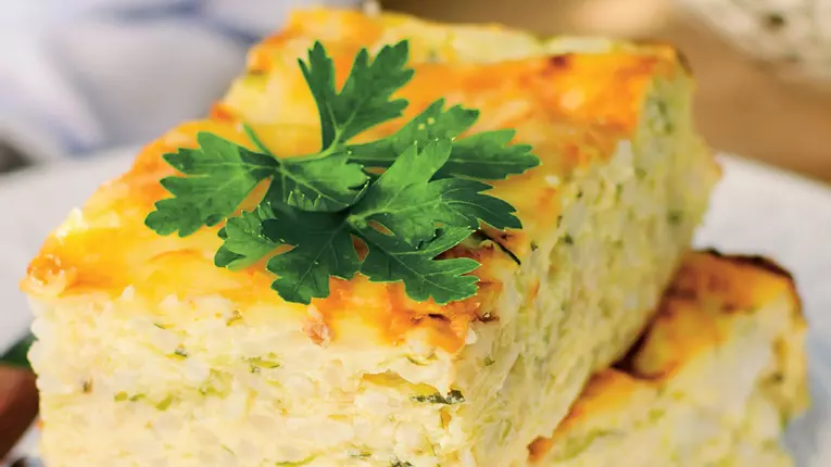 Budinca de dovlecei cu branza