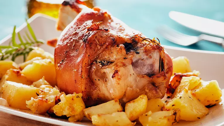 Friptura de porc in sos de lapte