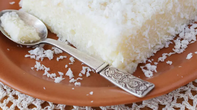 Budinca de cocos la cuptor