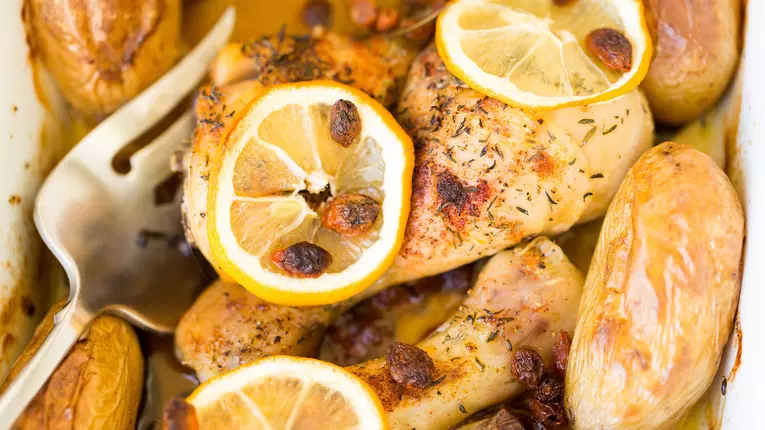 Pui grecesc cu lamaie