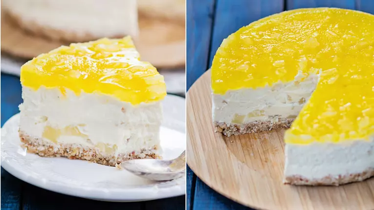 Cheesecake cu ananas