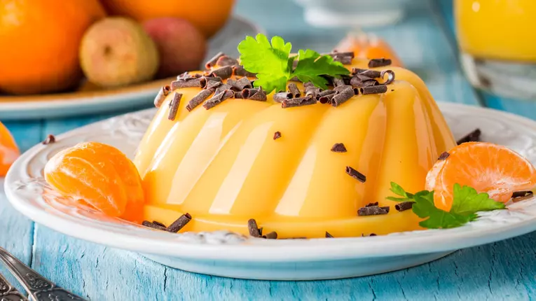 Budinca de portocale cu frisca