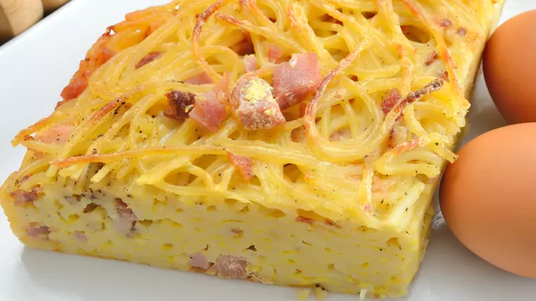 Frittata cu sunca si gorgonzola