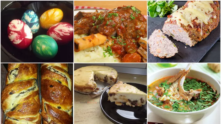 Meniu pentru masa de Paste: 15 retete pentru masa de Paste