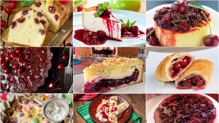 9 prajituri cu cirese pe care trebuie sa le incerci!