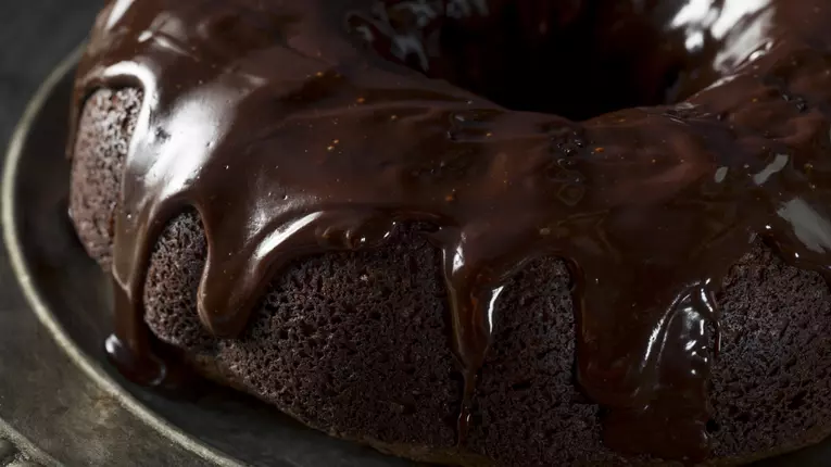 Guguluf de ciocolata glazurat