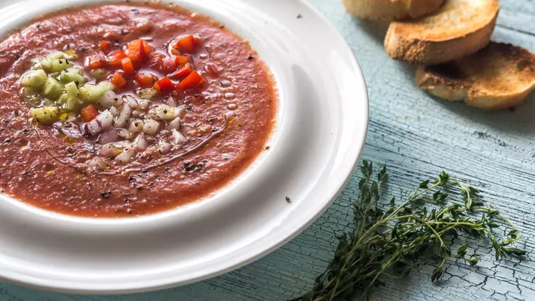 Supa rece de rosii - Gazpacho