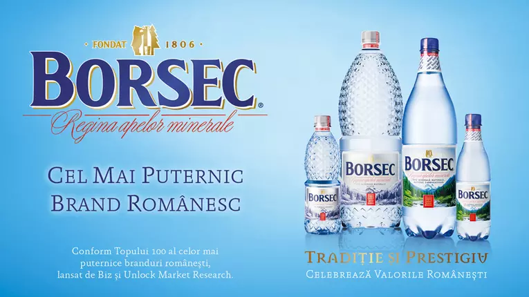 (P) Borsec, cel mai puternic brand românesc