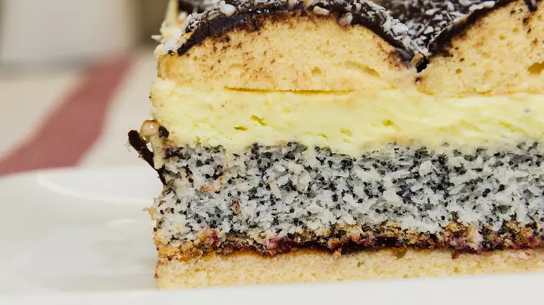 Prajitura Tosca cu vanilie si ciocolata