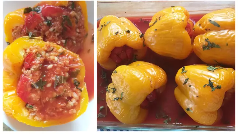 Ardei umpluti in stil italian