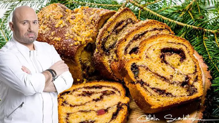 Rețeta de cozonac a lui chef Cătălin Scărlătescu