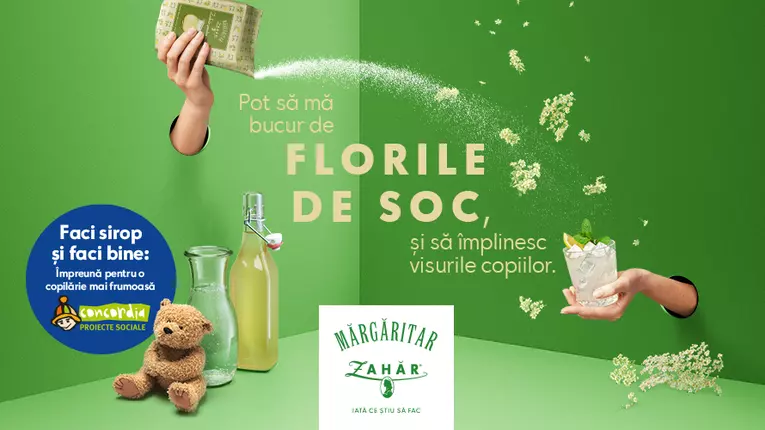 Zahăr Mărgăritar și Organizația Umanitară CONCORDIA, împreună pentru a împlini visurile copiilor defavorizați