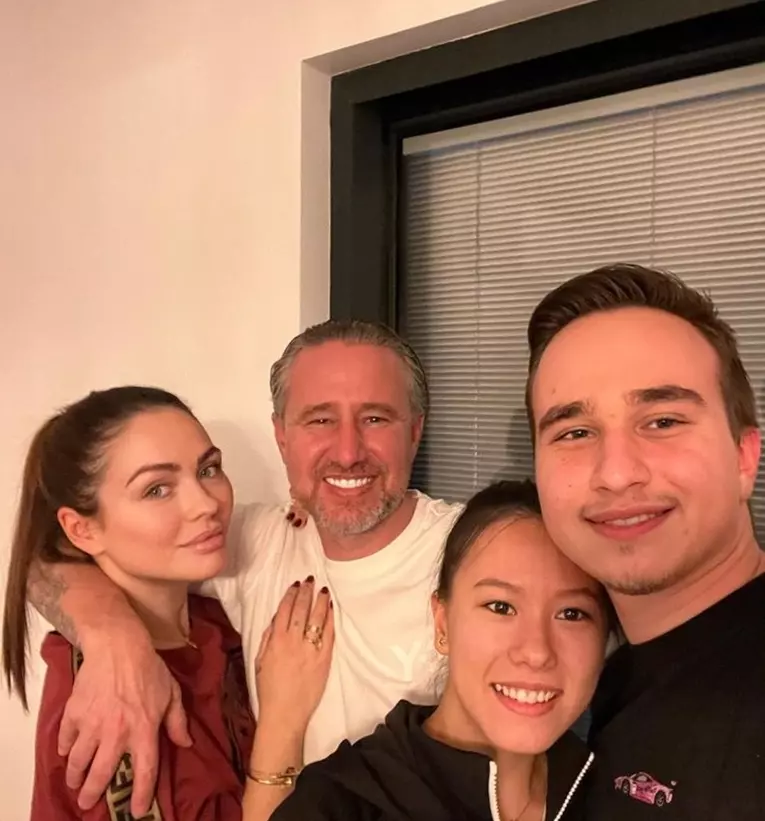 Laurențiu Reghecampf Corina Caciuc Asiana Peng Luca Reghecampf