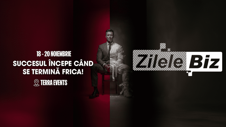 Succesul începe când se termină frica! Pe 18, 19 și 20 noiembrie, profesioniștii care pun România în mișcare se întâlnesc la Zilele Biz 2025