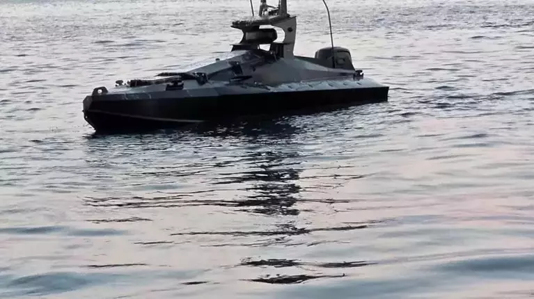 O dronă marină încărcată cu explozibil, distrusă de un F-16 lângă platforma Neptun Deep din Marea Neagră. Ministrul Apărării: „Nu este de proveniență rusească” 
