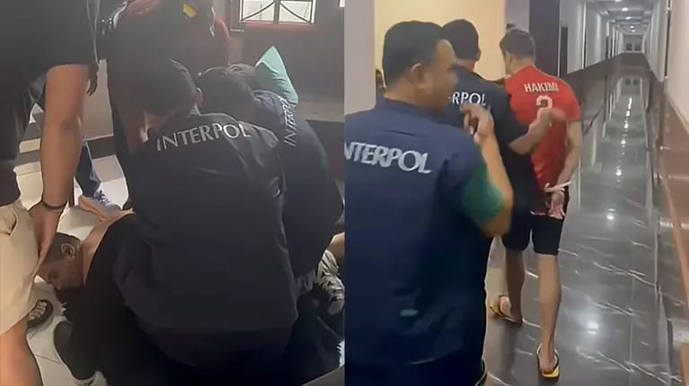 Imagini cu momentul în care Cosmin Zuleam, ucigașul afaceristului Adrian Kreiner, a fost prins în Bali