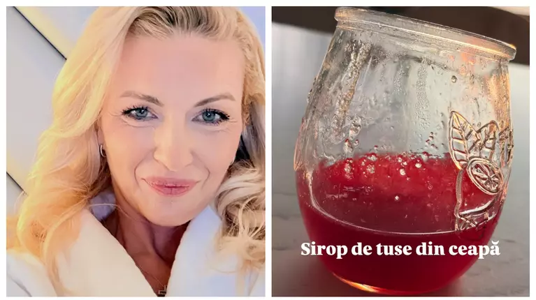 Sirop de ceapă, rețeta Elwirei Petre, ideal pentru tratarea tusei. Care sunt beneficiile acestui tip de sirop