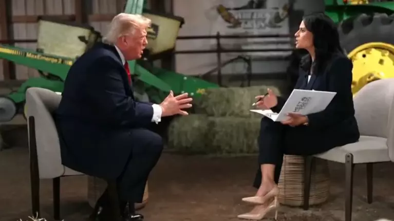 Donald Trump a jignit-o pe jurnalista Kristin Welker pe care a numit-o „proastă”. Președintele american a părăsit brusc interviul