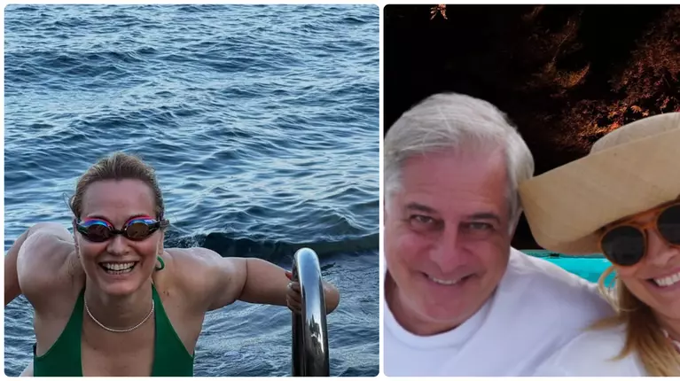 Andreea Esca, imagini de senzație în costum de baie, la mare. Ce l-a rugat pe soțul ei: „Să nu mi se vadă burta!”