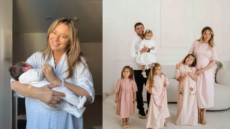 Laura Cosoi se gândește la al șaselea copil, la scurt timp după ce a născut a cincea fetiță: „Mi-aș dori să nu se termine perioada aceasta”