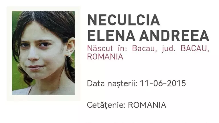 Andreea Elena Neculcia, o fetiță de 11 ani din Bacău, a dispărut de trei zile. Primele declarații ale părinților: „A zis că s-a dus pe afară și am crezut-o”