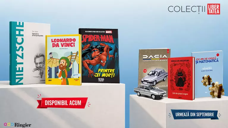 Toamna noutăților: 6 colecții de neratat de la Colecțiile Libertatea, de la Spider-Man la mașini legendare și romane polițiste