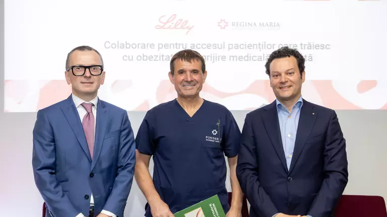 Lilly și REGINA MARIA aduc îngrijirea medicală integrată mai aproape de pacienții care trăiesc cu obezitate