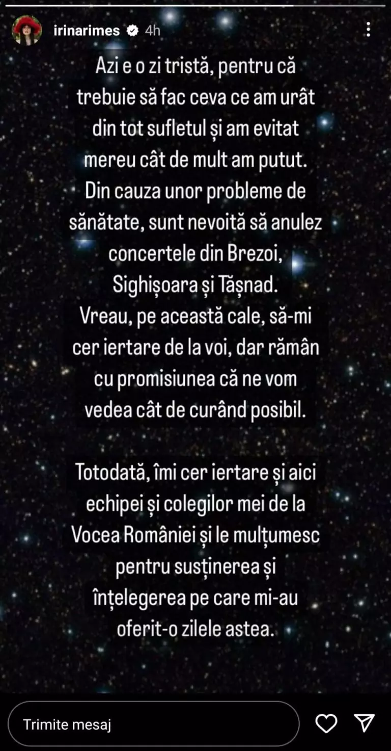 Irina-mesaj