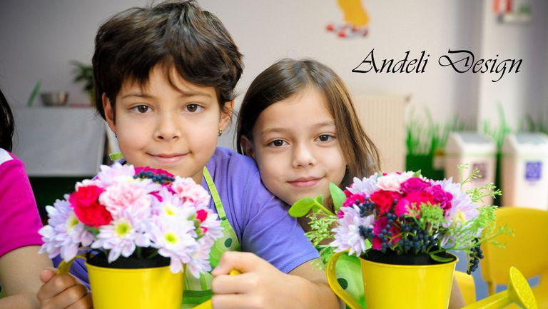 Andeli Design: Cursuri hobby de creație florală pentru copii
