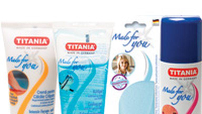 Noua gama de produse Titania, pentru ingrijirea picioarelor