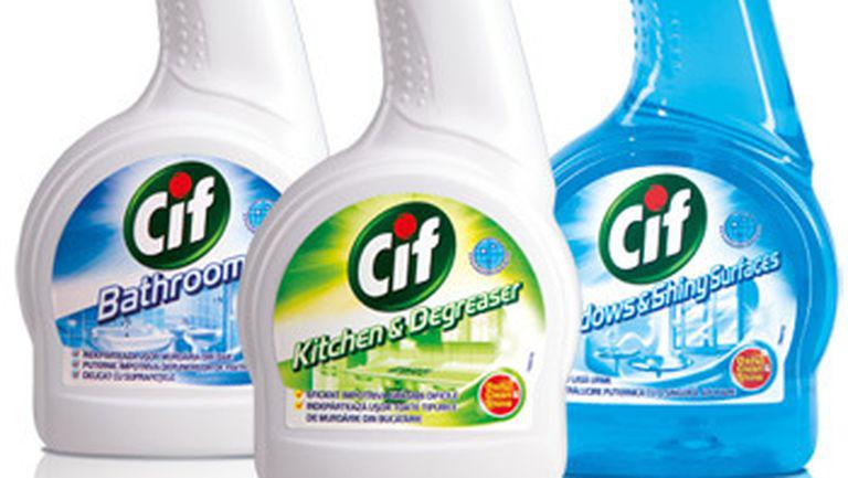 Gama Cif spray – produse pentru curatenie