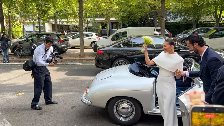 Thylane Blondeau s-a căsătorit! „Cea mai frumoasă fată din lume”, apariție de o eleganță absolută la cununia civilă din Paris