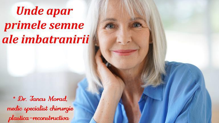 primele semne ale îmbătrânirii