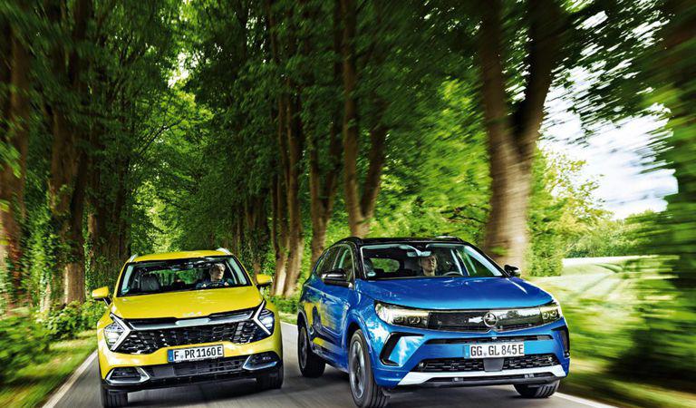 DUEL CU CABLU ȘI PISTON:  Kia Sportage versus Opel Grandland