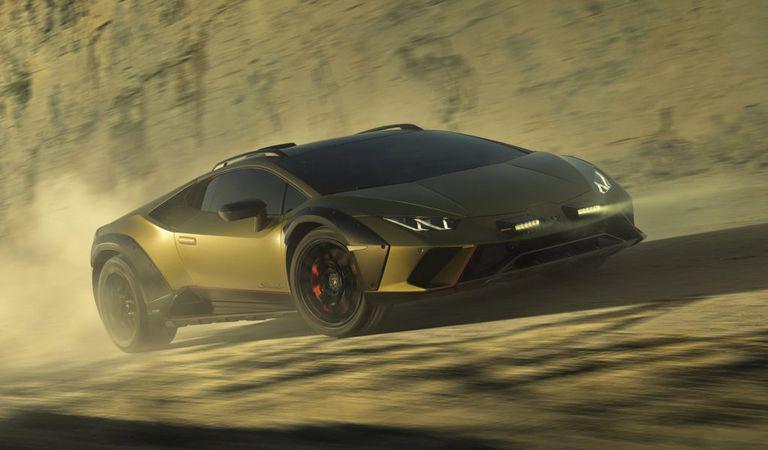 Reinterpretare radicală a sportivității, Lamborghini Huracan Sterrato vizează pilotajul pe suprafețe mai puțin închegate.