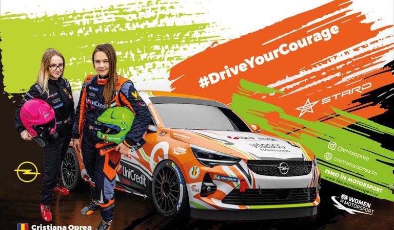 Cristiana Oprea, baterii încărcate pentru Opel e-Rally Cup 2023